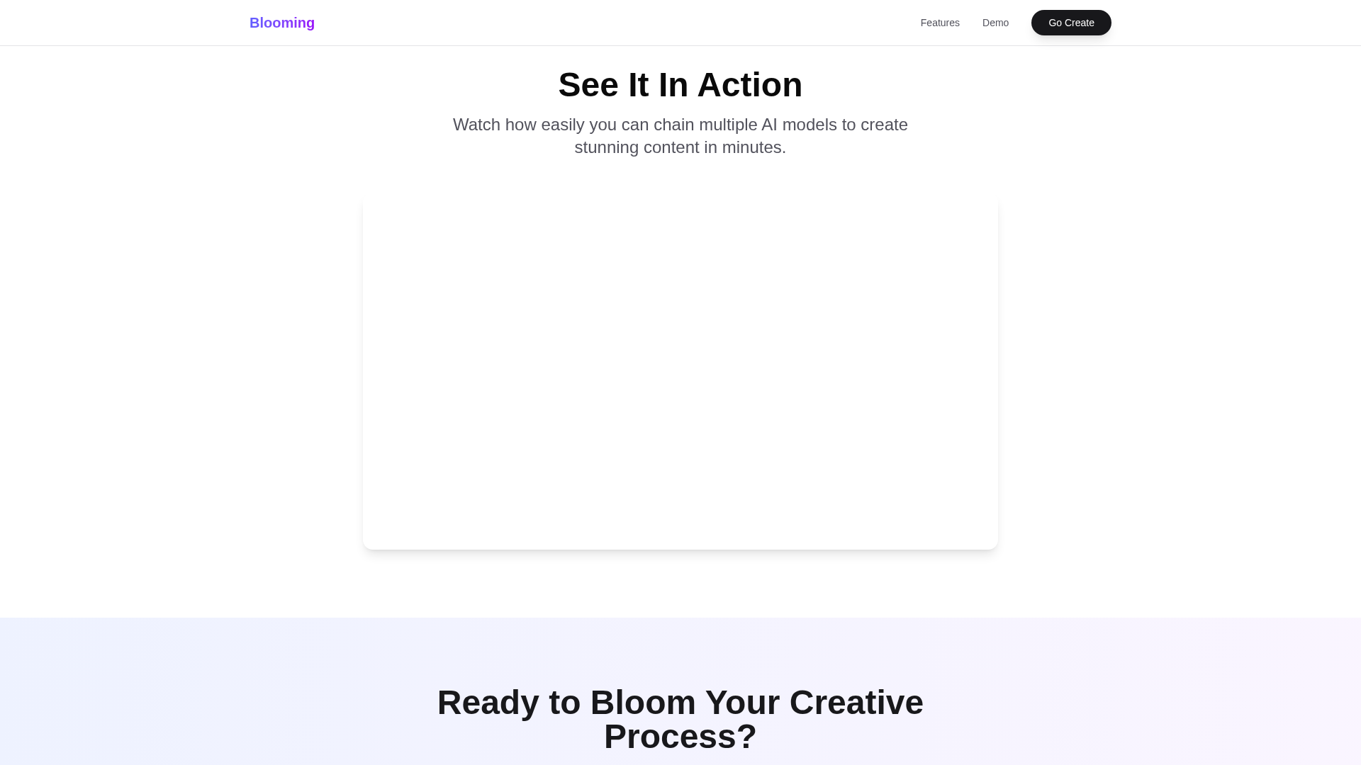 Demo del proceso creativo