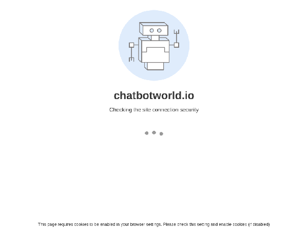 screenshot of ChatbotWorld