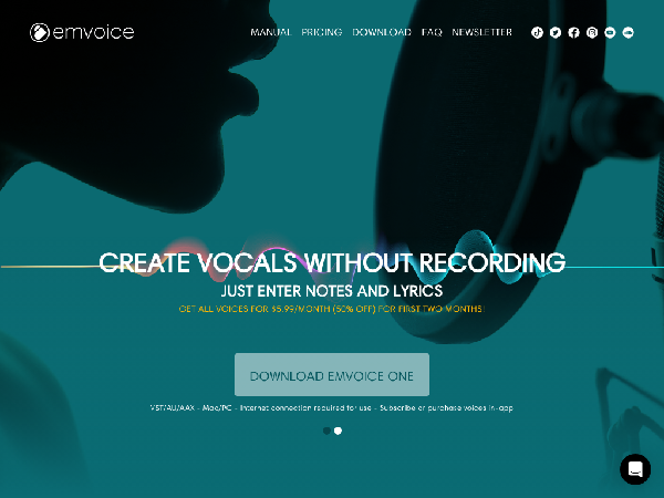 screenshot of EmvoiceOne