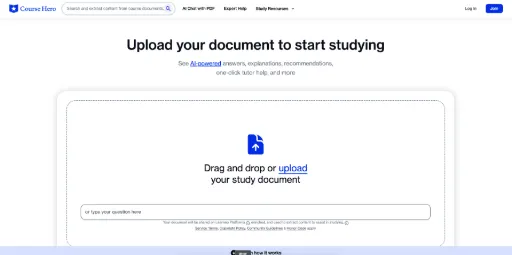 screenshot of Course Hero
