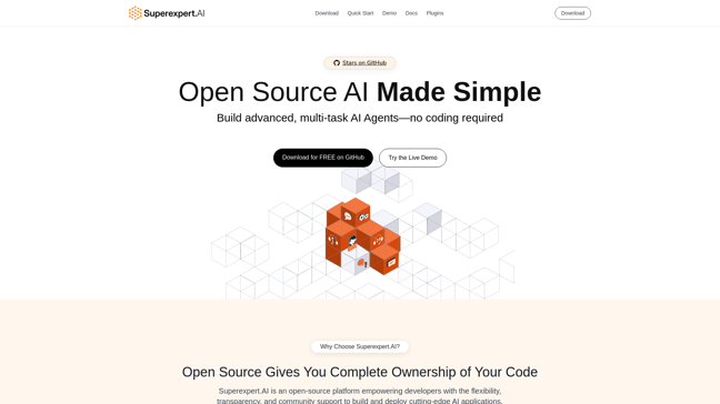 screenshot of Superexpert.AI