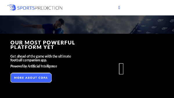 screenshot of SportsPrediction.ai