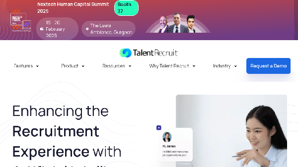 screenshot of TalentRecruit