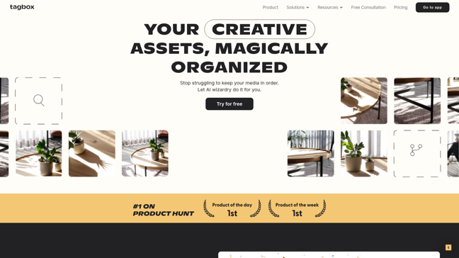 screenshot of Tagbox