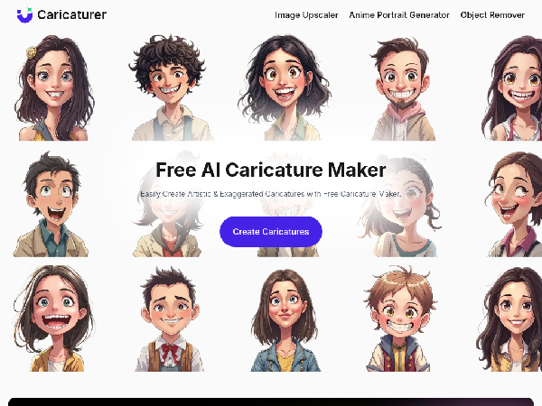 screenshot of Caricaturer