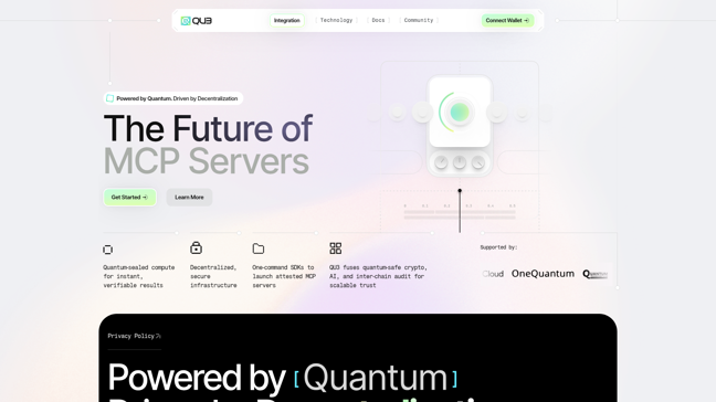 screenshot of QU3