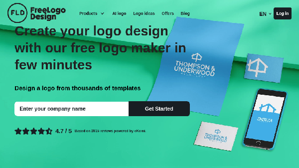 screenshot of Free Logo Design