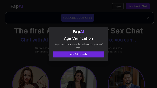 screenshot of FapAI