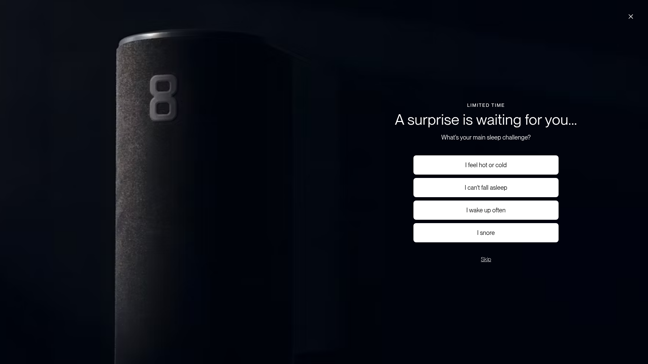 screenshot of Eight Sleep