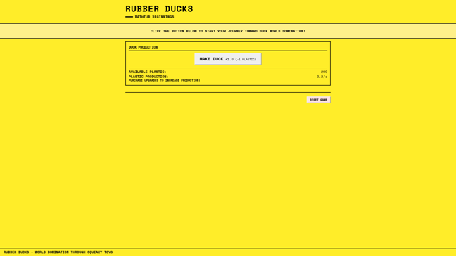 screenshot of Rubber Ducks