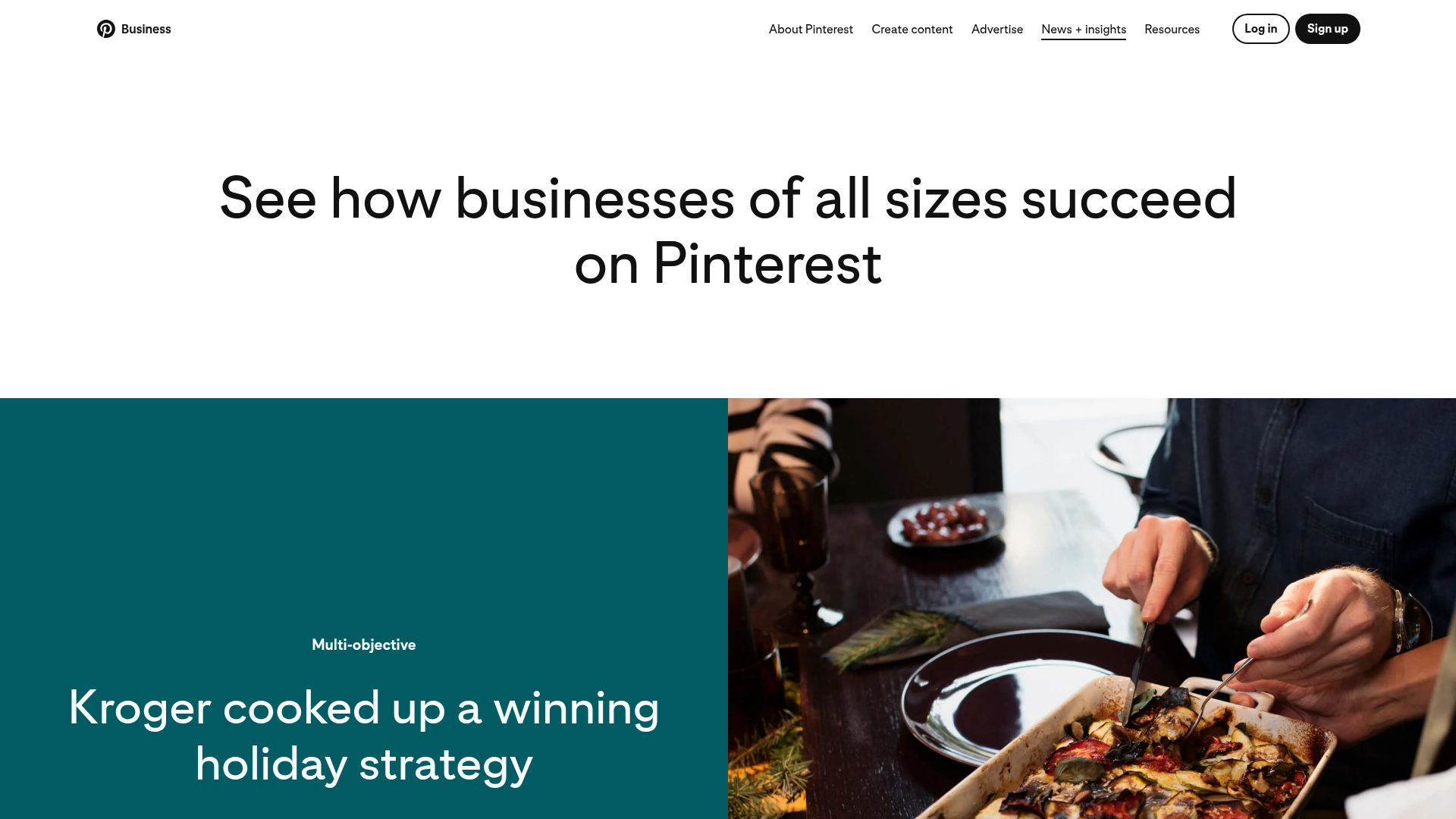 Casos de sucesso Pinterest