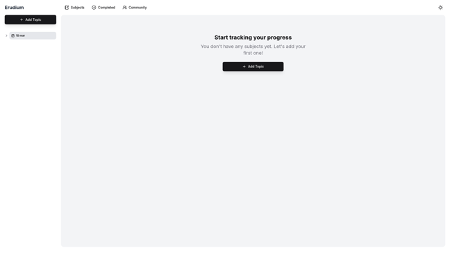 screenshot of Erudium