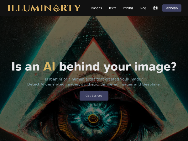 screenshot of Illuminarty