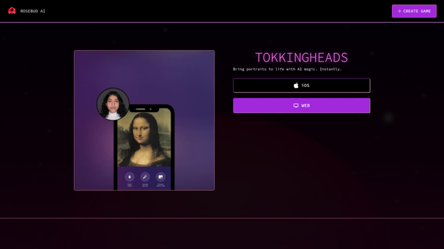 screenshot of TokkingHeads