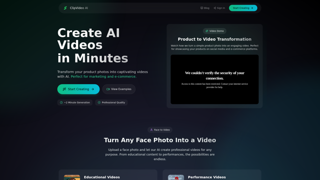 screenshot of SoraVideo