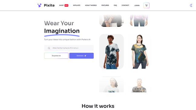 screenshot of Pixite