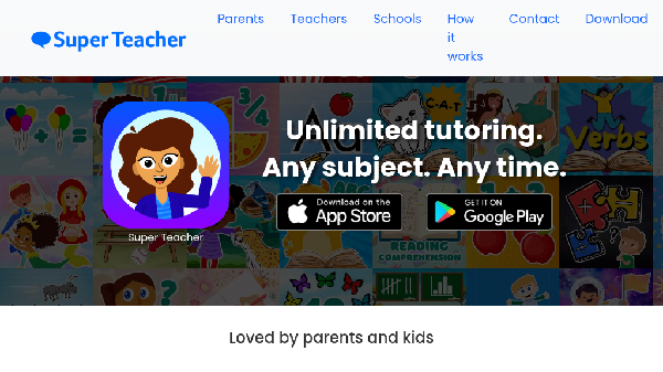 screenshot of Super Teacher