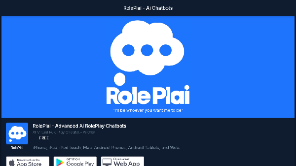 screenshot of RolePlai