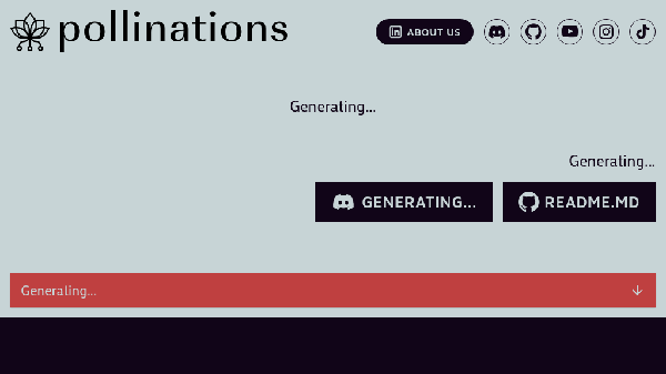 screenshot of Pollinations.AI