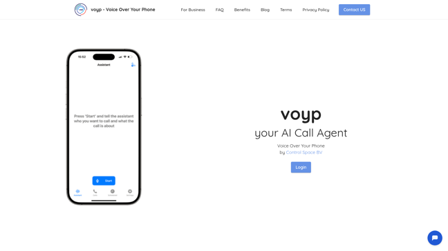 screenshot of Voyp