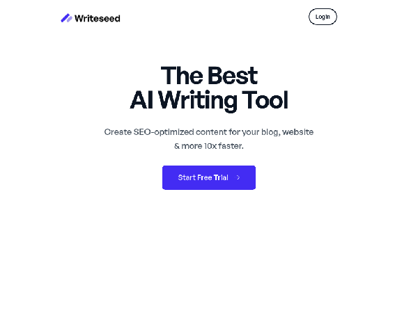 screenshot of Writeseed