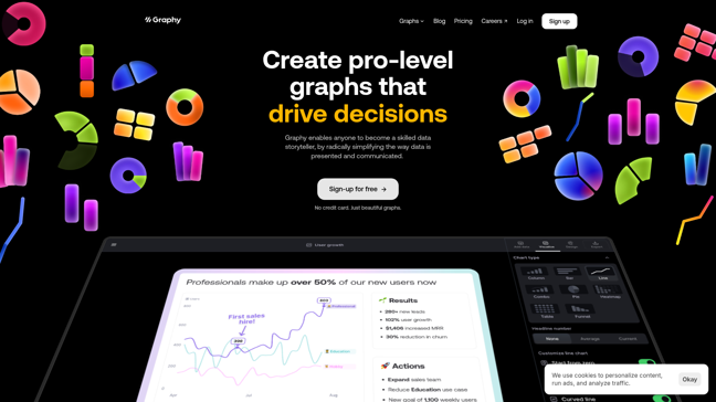 screenshot of Graphy