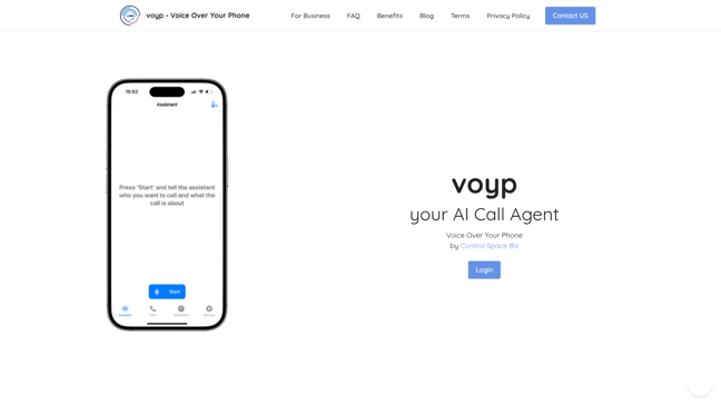 screenshot of Voyp