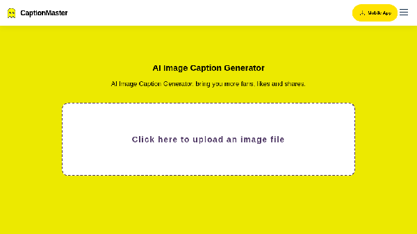 screenshot of CaptionMaster