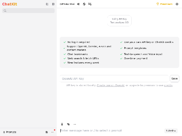 screenshot of ChatKit