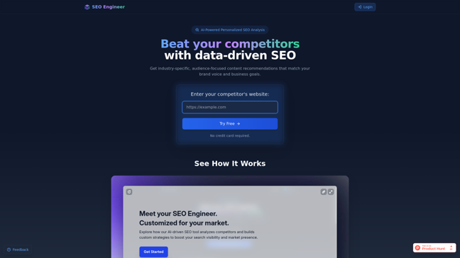 screenshot of SEO Engineer