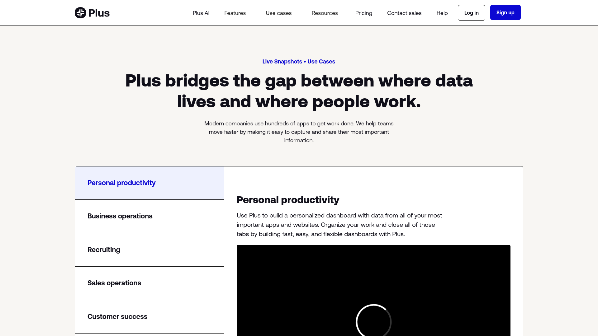 Casos de uso de Plus AI