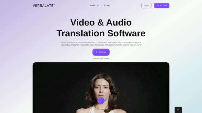 screenshot of Verbalate