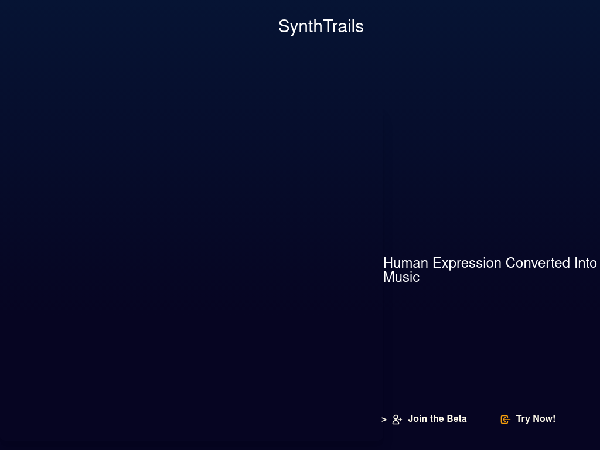 screenshot of Synthtrails