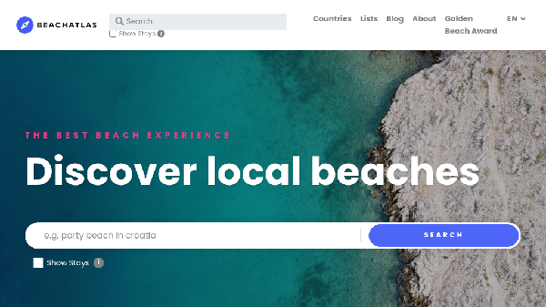 screenshot of BeachAtlas