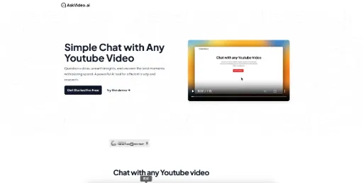 screenshot of AskVideo