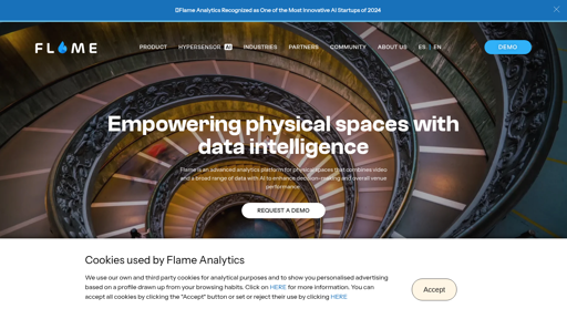 screenshot of FlameAnalytics