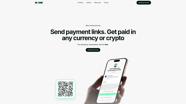 screenshot of PaymentLink