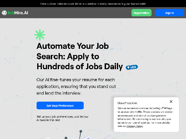 screenshot of JobHire.AI