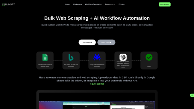 screenshot of BulkAiAutomation