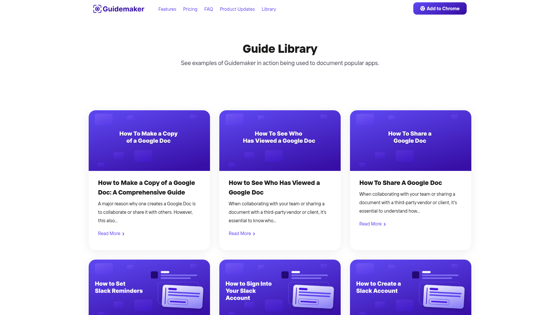Biblioteca de Guidemaker