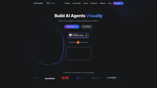 screenshot of FlowiseAI