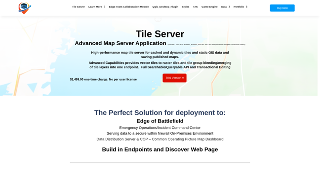 screenshot of TileServer