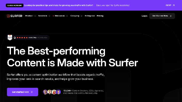 screenshot of Surfer