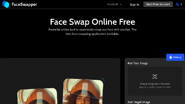 screenshot of FaceSwapper