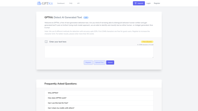 screenshot of Gptkit