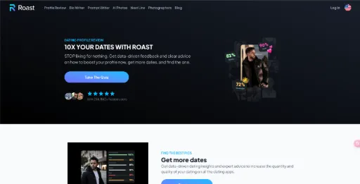 screenshot of Roast Dating