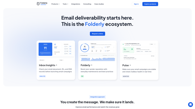 screenshot of Folderly