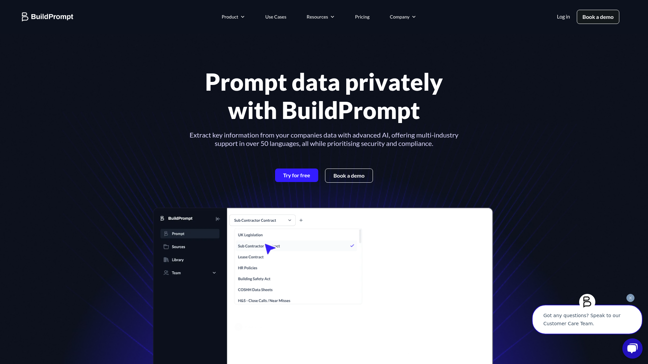 screenshot of BuildPrompt