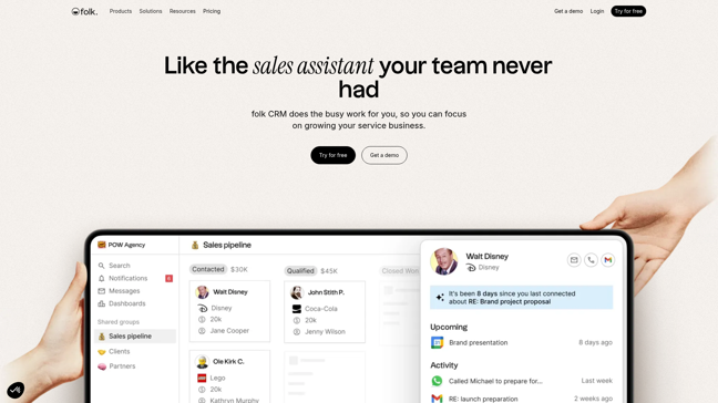 screenshot of folk