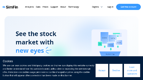 screenshot of Stock Analytics & Data API